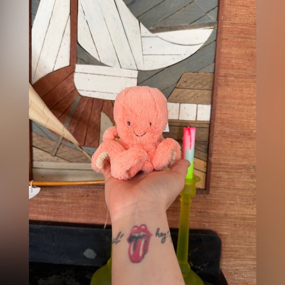 Jellycat Baby Odell Octopus Plush!! Rare!